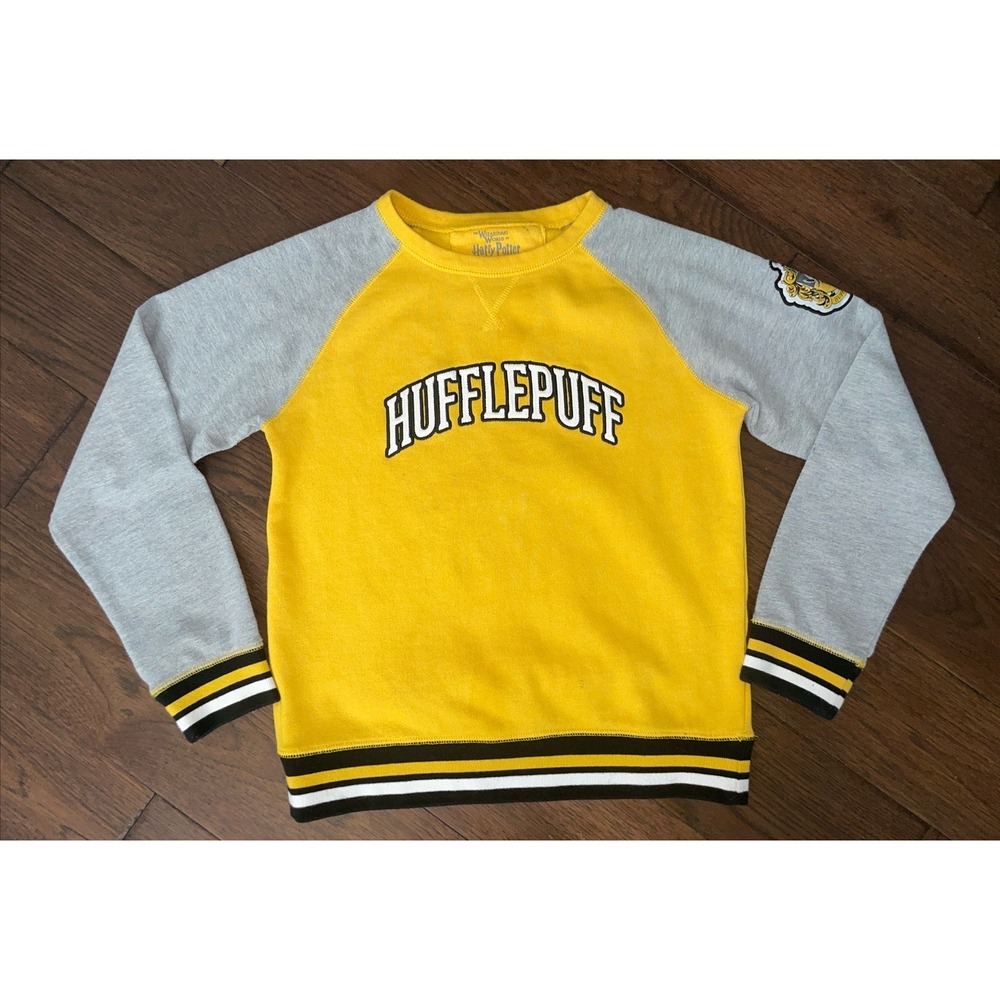 Universal Studios Kids Harry Potter Hufflepuff Sweatshirt Sz XL‎